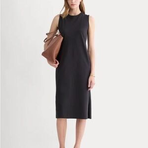 Everlane The Weekend Tank Dress Black + Canvas Set